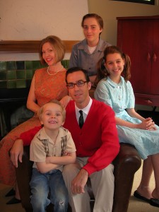 meet the family Not what we really look like. Except when we're posing for silly Christmas cards..