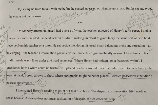 Term paper feedback